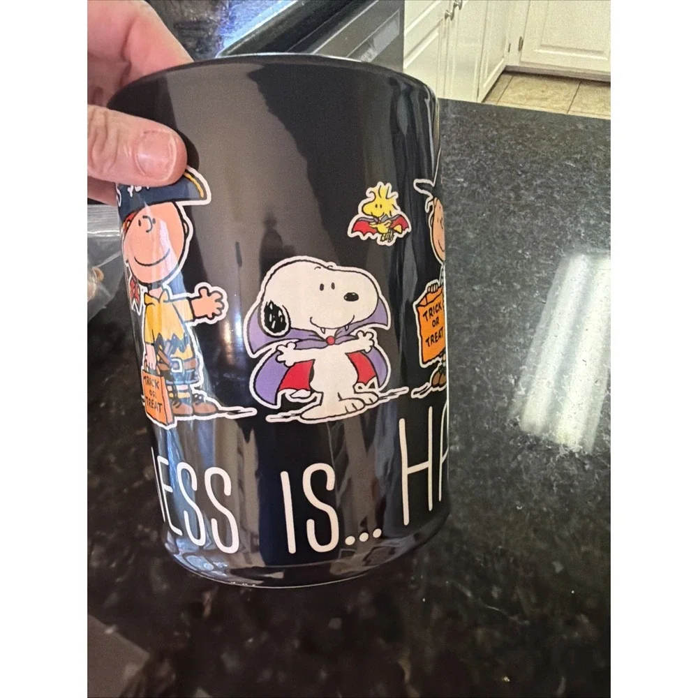 Peanuts Snoopy Halloween Jar Utensil Holder Storage Jar Ceramic Crock